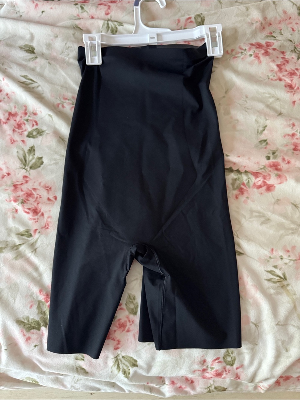 SPANX Black Shaping Garment with Red Logo Tag